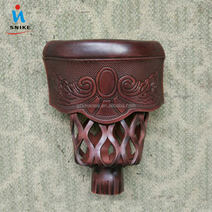 최고급 천연 가죽 교체용 휴대용 6피스 당구대 포켓 세트 (블랙/브라운 옵션) - Product Image 4