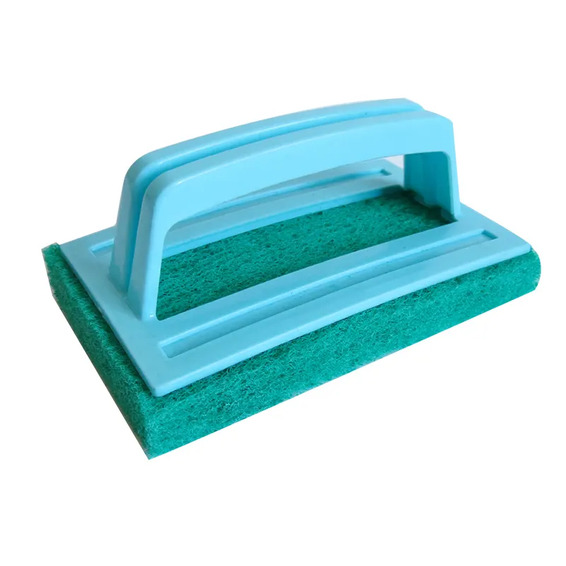 2 CM Scouring Pad High Quality Cleaning Sponge Brushes and Kitchen Scrubbers with handle