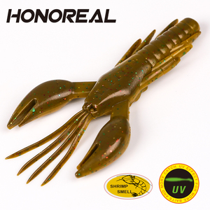 HONOREAL พลาสติกอ่อนเหยื่อ 95 มิลลิเมตรตกปลา Lure <span class=keywords><strong>Crawfish</strong></span> - Product Image 4