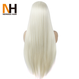 <span class=keywords><strong>Parrucca</strong></span> Full Lace di Alta Qualità in Capelli Umani Vergini, Alta Densità, Biondo <span class=keywords><strong>Platino</strong></span> 613, <span class=keywords><strong>Parrucca</strong></span> in Capelli Europei per Donne Bianche e Nere - Product Image 4