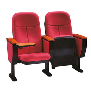 수락 Oem 레드 가죽 영화 더블 시어터 좌석 홈 시어터 좌석 판매 - Product Image 2