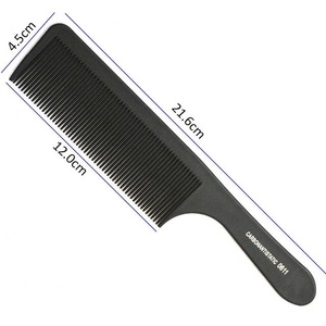 Resistente al calore Dei Capelli del Salone Trimmer Antistatico Taglio Pettini di Carbonio <span class=keywords><strong>Parrucchiere</strong></span> Perno di Metallo Pettine a Coda di Stile Completa Offerta - Product Image 3