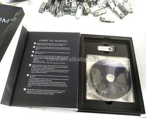 Caja de Almacenamiento Rígida para <span class=keywords><strong>CD</strong></span>, DVD y Folletos, con Laminado Mate, Personalizable, de Plástico Negro, con Cierre Magnético - Product Image 2