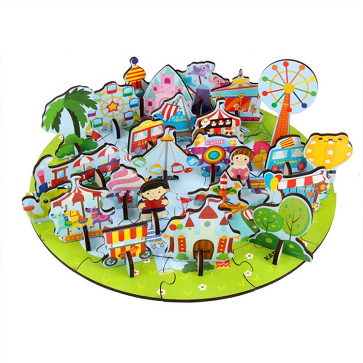 Гарантированное качество цене Образование игрушка в форме животных игрушки деревянные головоломки животных головоломки игры