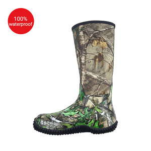 Bottes de sécurité d'extérieur anti-odeur et hauteur genou, camouflage de chasse - Product Image 1