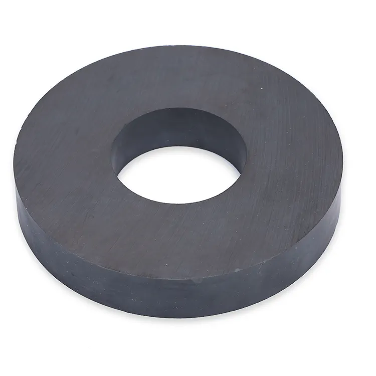 Big Ring Magnetic Materials Manufacturer Ring Ferrite Motor Strong Permanent Neodymium Magnet For Industrial Magnet