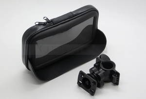 Soporte Impermeable para Manillar de Motocicleta, <span class=keywords><strong>Funda</strong></span> para Teléfono y GPS con Parasol - Product Image 5