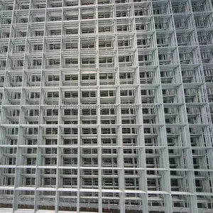 Paneles de malla de alambre soldado galvanizado bañado en caliente para la fabricación de jaulas de pollo, malla de jaula de aves de corral (Anping factory)