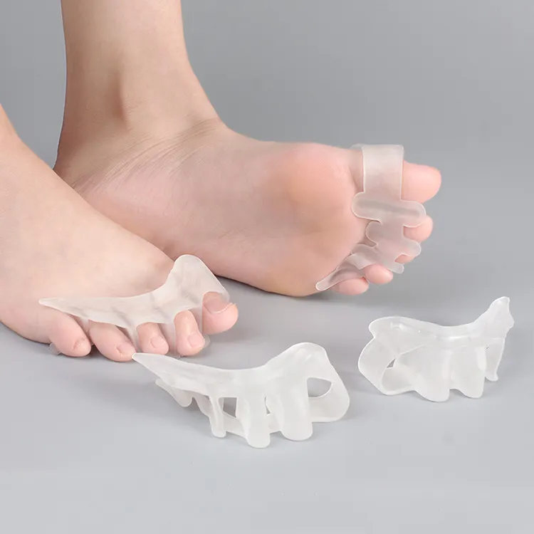 Free sample Silicone Material and Gel Bunion Toe Spreader Insoles Type silicone toe separator