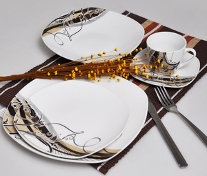 <span class=keywords><strong>20</strong></span> Miếng Sứ Hình Vuông Ăn Tối Với In Decal - Product Image 3