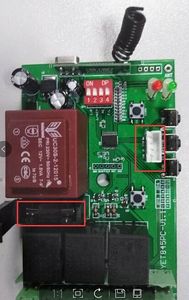 Phổ WiFi 433MHz 220V Rolling <span class=keywords><strong>Shutter</strong></span> Receiver Với 1 Cái Transmitter Cho Cửa Nhà Để Xe Yet845 WiFi - Product Image 2