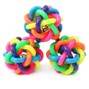 De las campanas de la armadura de anillo de goma perro pelota de juguete - Product Image 2