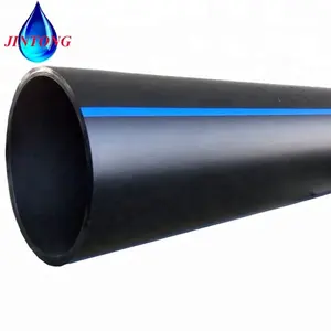 PE100 HDPE tipos de tubo de polietileno tamaños edmonton con suministro de agua