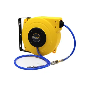 ZQ150 Pneumatic PU MESH Extension Retractable Spring Automatic Air Hose Reel With Beautiful Color