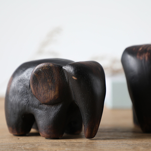 Decoración del hogar, artesanía de poliresina, estatuas de animales, escultura de elefante - Product Image 6