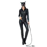 Sex Intimo costume CATWOMAN CAT woman sexy tuta intera maschera toy sexy  FETISH
