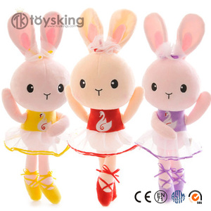 Peluche de Conejito Bailarín - Elegante Muñeco de Conejo Bailarín para Regalo de Niñas, Decoración de Guardería y Coleccionable Personalizable - Product Image 1
