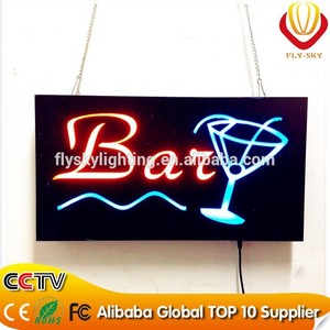 llevó letrero de neón, de neón del <span class=keywords><strong>led</strong></span> signos abiertos tableros de comprar a granel de china - Product Image 2