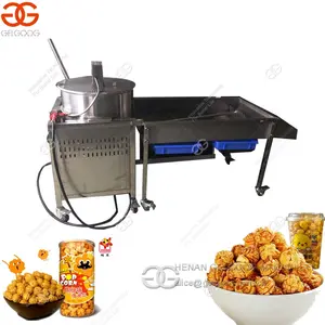 Commerciële Gas Paddestoel Popcorn Kernels Maker Coating Popcornmachine Prijs