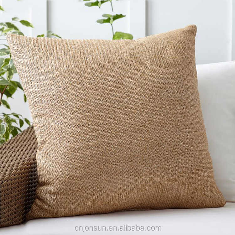 Тканые 100% водоотталкивающей прядения полиэтилен сплошной цвет бросить подушку