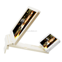 Amplificateur de projecteur de téléphone portable avec support pliable, films HD, loupe d'écran de téléphone portable 3D pour tous les smartphones