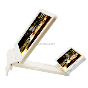 Proiettore Amplificatore <span class=keywords><strong>per</strong></span> <span class=keywords><strong>Cellulare</strong></span> con Supporto Pieghevole, Schermo <span class=keywords><strong>Ingranditore</strong></span> HD <span class=keywords><strong>per</strong></span> Film 3D, Compatibile con Tutti gli Smartphone - Product Image 3