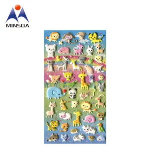 Minsda Shenzhen Puffy Sticker stampa personalizzata fustellato foglio adesivo Bubble Sticker