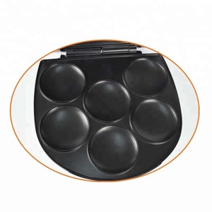 AEPA-plancha eléctrica antiadherente para el hogar, fabricante de parrilla de Pies pequeños y Quiches en minutos, 6 piezas - Product Image 4
