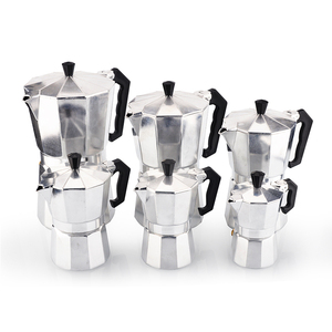 Estufa de inducción de aluminio, máquina de café expreso portátil, <span class=keywords><strong>Moka</strong></span>, color negro, estilo italiano, <span class=keywords><strong>precio</strong></span> de fábrica - Product Image 6