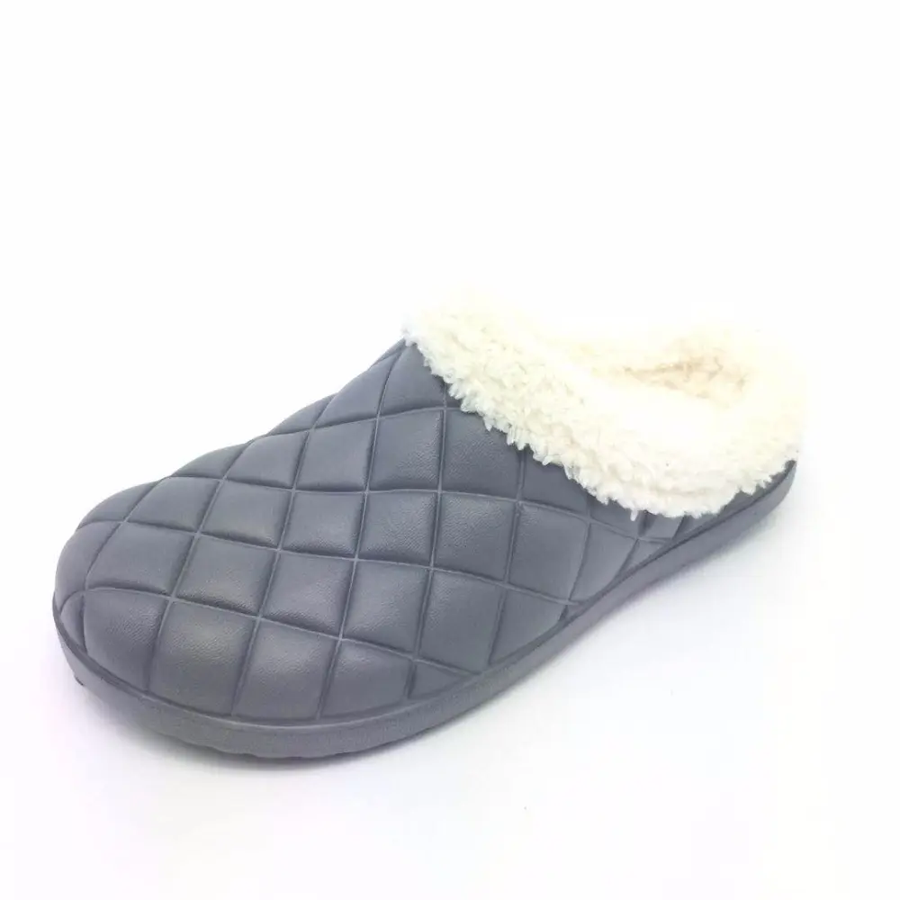 Pantofole in cotone invernale scarpe da giardino comfort EVA 3D