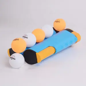 Fábrica personalizada fornecida Ping Pong Paddles conjunto, Rede Retrátil, 4 raquetes, 8 bolas, Premium raquete de tênis de mesa para in/outdoor