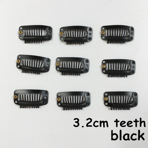 <span class=keywords><strong>Clip</strong></span> a pettine a scatto 9 denti in metallo parrucca parrucca fai da te <span class=keywords><strong>capelli</strong></span> <span class=keywords><strong>Extension</strong></span> <span class=keywords><strong>clip</strong></span> parrucca per accessori per parrucca - Product Image 5