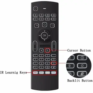 Hottest Wireless Air Mouse Mx3 Backlit Remote Controller