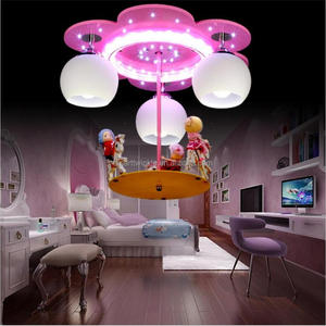 Colorful Kid's <strong>LED</strong> <strong>Ceiling</strong> Lamp Children Room 220V Starlight Carousel <strong>Led</strong> <strong>Ceiling</strong> <strong>Light</strong> <strong>Bedroom</strong> Lighting - Product Image 2