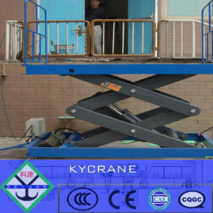 פלטפורמת להרים <span class=keywords><strong>scissor</strong></span> ידנית חדשה עם קיבולת עומס 300 ק "ג - Product Image 3