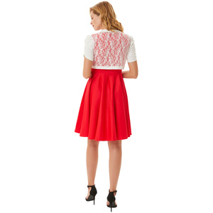 Bolero Corto Plisado Color Marfil para Mujer <span class=keywords><strong>BP</strong></span>, con Mangas Cortas, Espalda Transparente de Encaje y Lazada Delantera BP000705-2 - Product Image 5