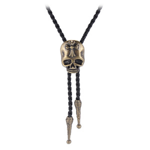 de la vendimia casa de moda elegante fresco cabeza <span class=keywords><strong>del</strong></span> cráneo colgante suéter cadena collar ocasional - Product Image 1