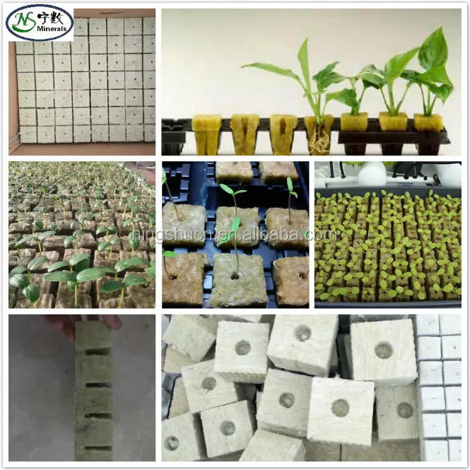Гидропоника сельскохозяйственная минеральная вата для выращивания помидор/растений/салата