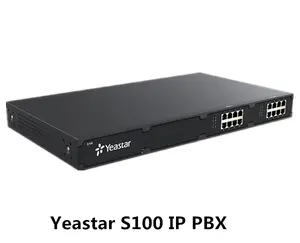 Hingga 300 Pengguna dan 30 Panggilan Bersamaan VoIP PBX Sistem S100 Yeastar