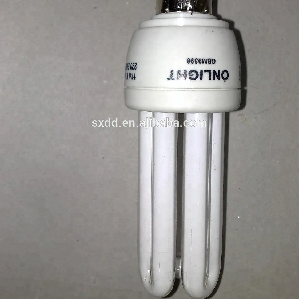 China leverancier mini 4U 11W 15W 18W 20W spaarlamp 2700K 4000K 6500K E27 B22 E14