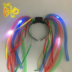 Bandeau de nouilles lumineux à LED Bandeau de cheveux amusant pour fête - Product Image 2