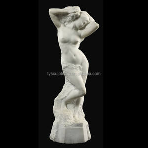 Estatua de mármol para mujer, escultura sexy desnuda de piedra Popular, estatua de desvestirse - Product Image 2