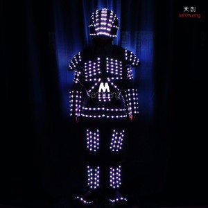 Equipo de baile, <span class=keywords><strong>Club</strong></span> nocturno, DJ, planificador de eventos, disfraz Led, Robot, disfraces robóticos - Product Image 4