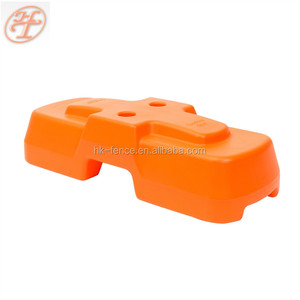 Bases <span class=keywords><strong>de</strong></span> cercas temporales <span class=keywords><strong>de</strong></span> goma naranja con relleno <span class=keywords><strong>de</strong></span> hormigón - Product Image 1