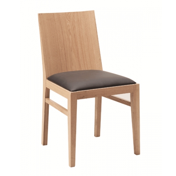 DC-625 Modern Japanese Style Sushi Restaurant Ash Wood Dining Chair