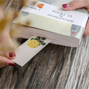 Stile cinese Di Carta Segnalibro Annata Retrò Fiore Libro di Mark Per I Libri di Scuola Materiale - Product Image 3