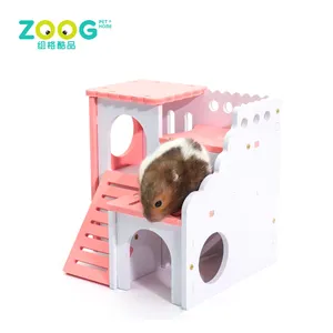 Casa de animais de estimação de plástico, ecológica personalizada, para hamster, ninho de porco de guiné