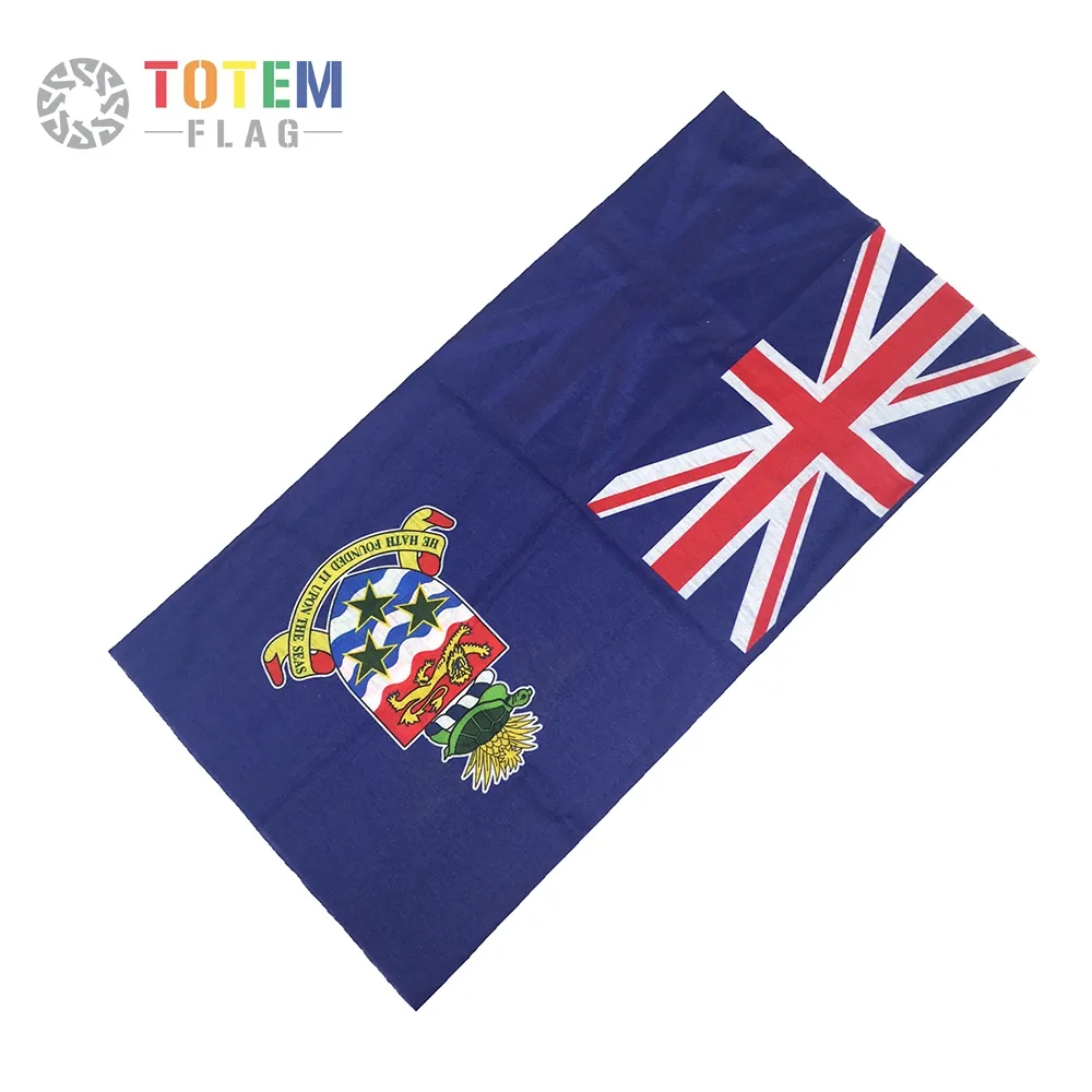 Cayman Island Alle Wereld Land Vlag Instock Buisvormige Naadloze Buis Bandana