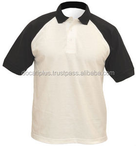 Polos pour hommes de haute qualité manches raglan couleurs personnalisées caractéristiques de compression respirante grande taille conception vierge motif solide - Product Image 1