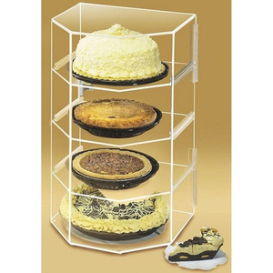 خزانة عرض طعام من الأكريليك والمعدن قابلة للإزالة من الدرجة الأولى من Iangel ، إمداد محدود لتطبيق الرف - Product Image 3